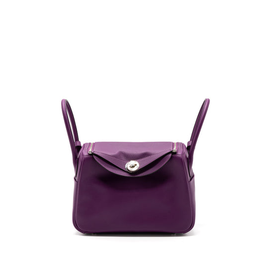 Hermes lindy 26 evercolor anemone SHW stamp Y