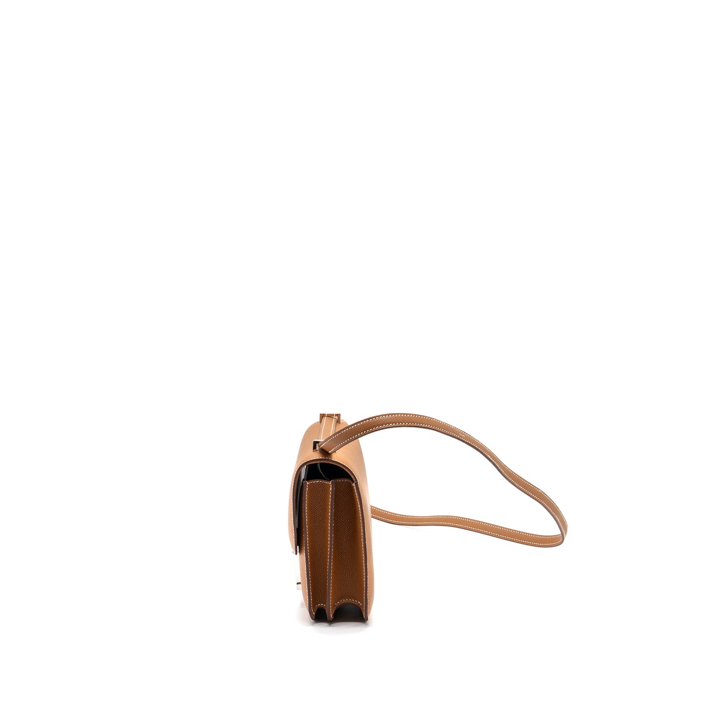 Hermes mini constance epsom gold SHW stamp U (New Version)