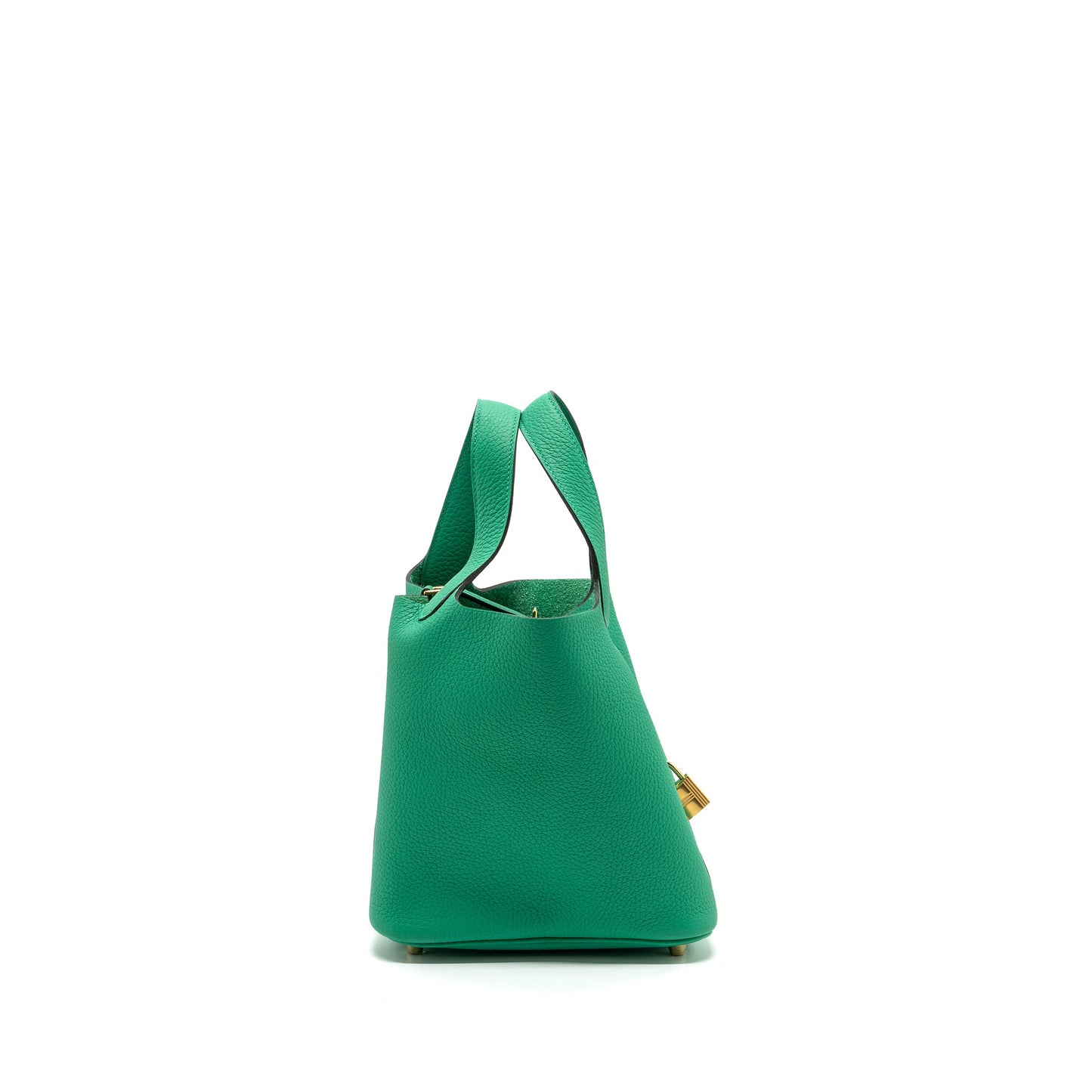 Hermes picotin 18 lock bag clemence menthe GHW stamp Z
