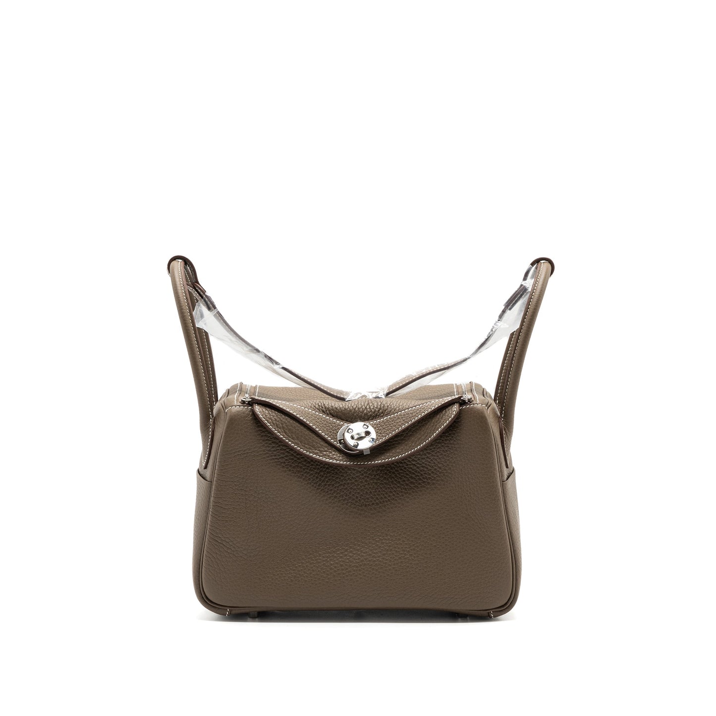 Hermes Lindy 26 Clemence Etoupe SHW Stamp U