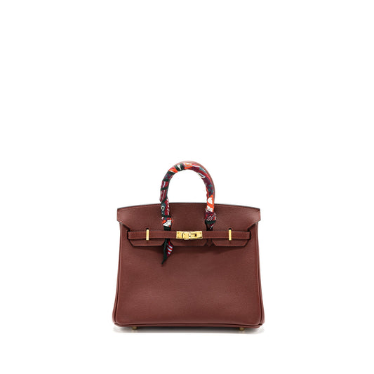 Hermes birkin 25 epsom rouge H GHW stamp A