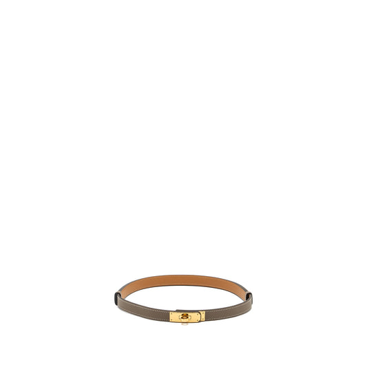 Hermes Classic kelly belt epsom etoupe GHW stamp B