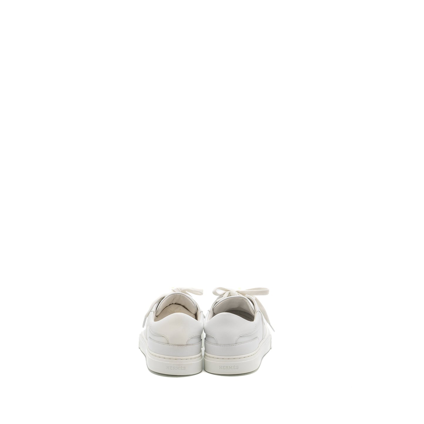 Hermes Size 38.5 Day Sneakers White RGHW
