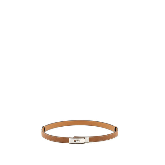 Hermes Kelly 18 Belt Epsom Gold SHW Stamp B