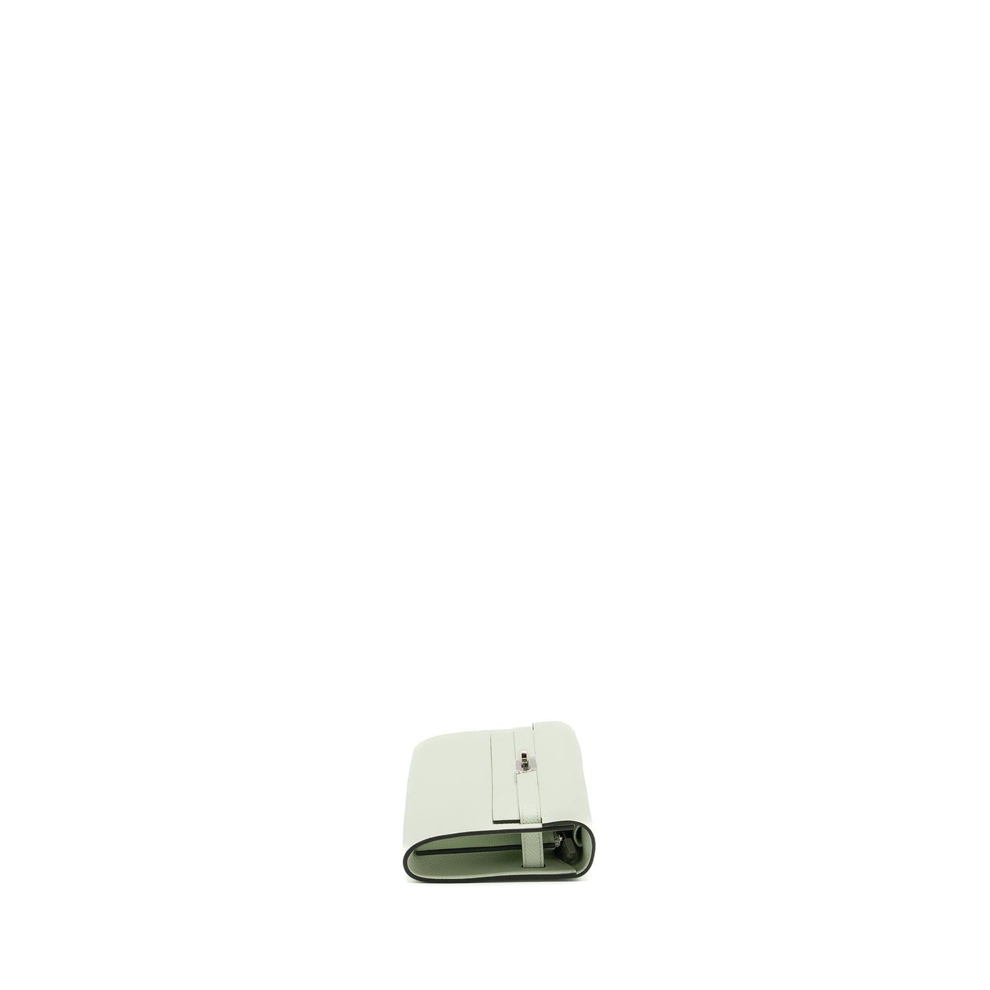 Hermes Kelly To Go Epsom Vert Fizz SHW Stamp B