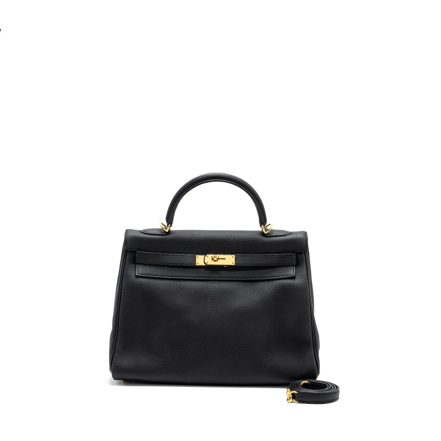 Hermes kelly 32 togo black GHW stamp A