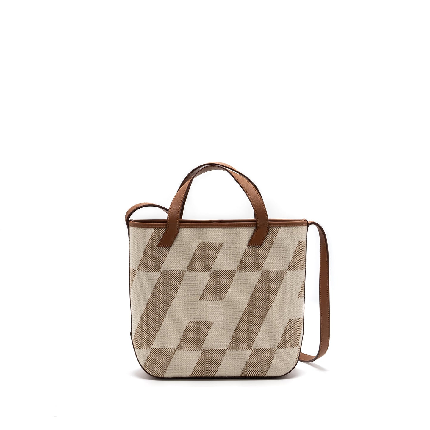 Hermes Cabas H En Biais 27 Bag Naturel/Gold Stamp Z