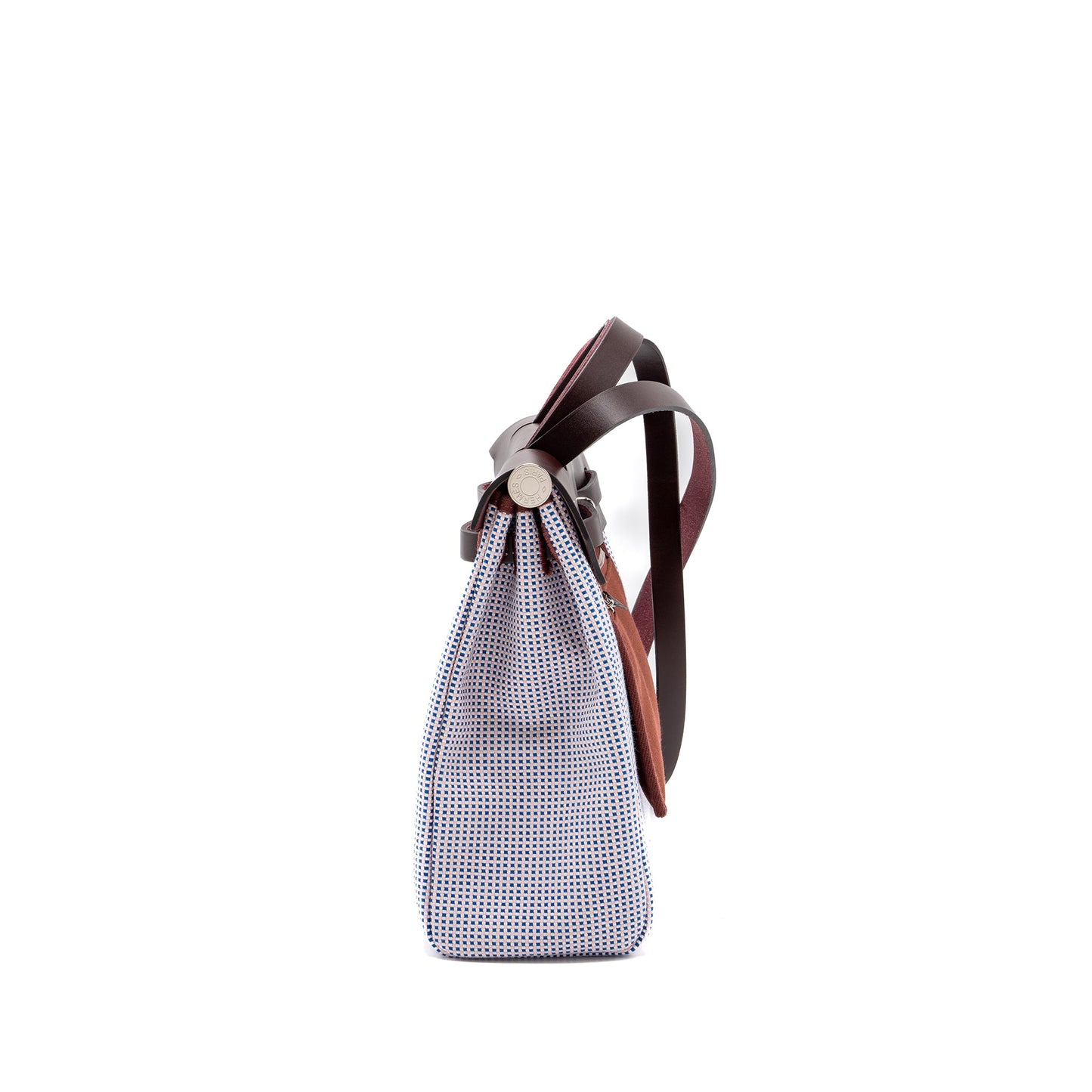 Hermes Herbag 31 zip bag multi colour rouge sellier / pink/ blue/ ecru SHW stamp Z