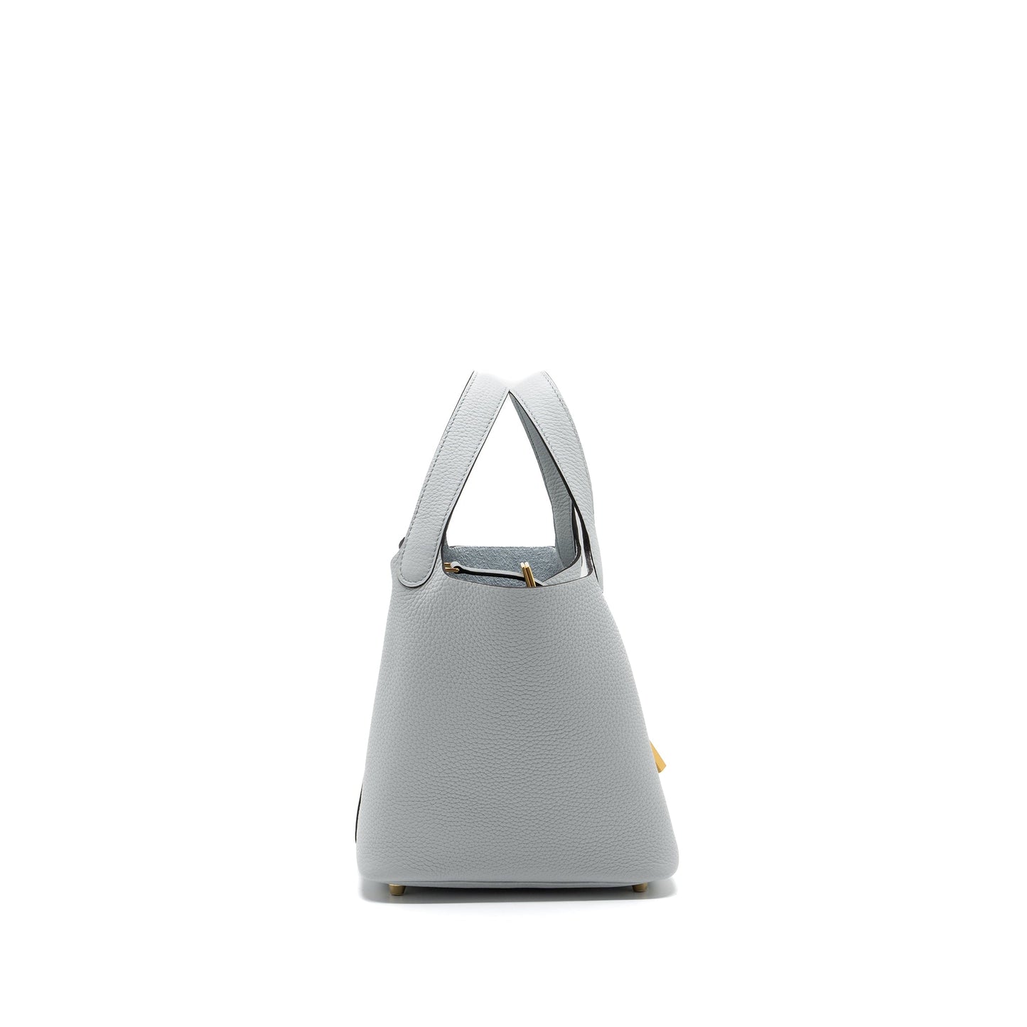 Hermes Picotin 18 Clemence Blue Pale GHW Stamp B