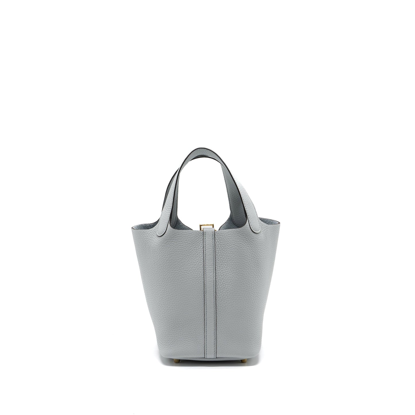 Hermes Picotin 18 Clemence Blue Pale GHW Stamp B