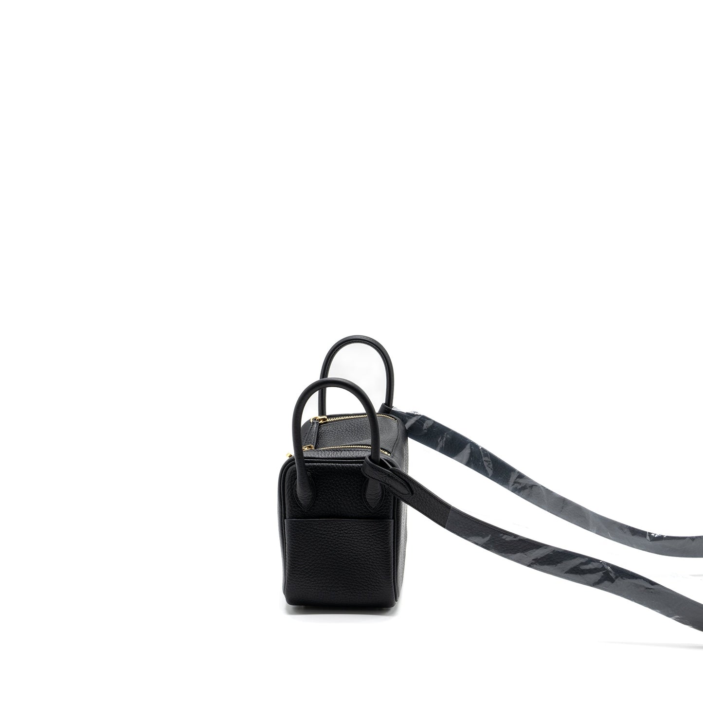 Hermes mini lindy celemence black GHW stamp B