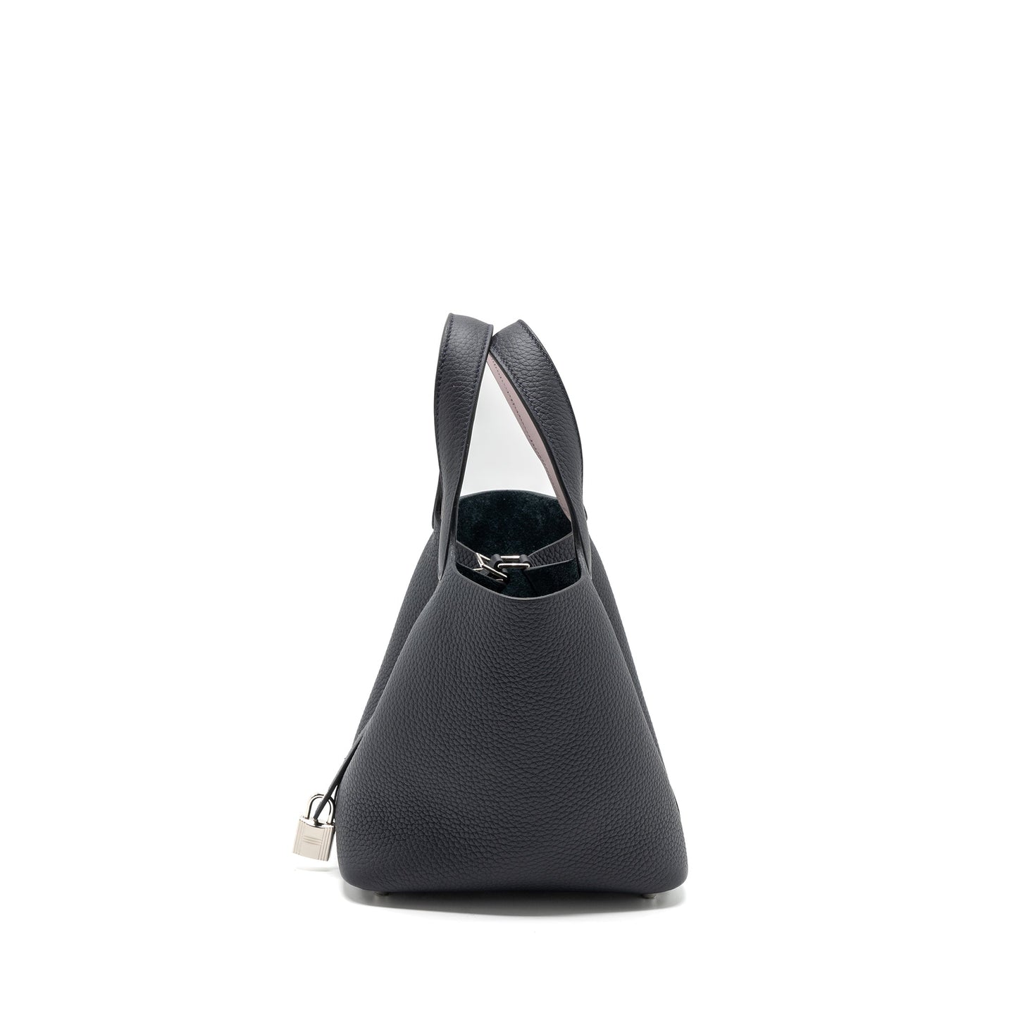 Hermes Picotin 18 Lock Bag Clemence Caban/Mauve Pale SHW Stamp u