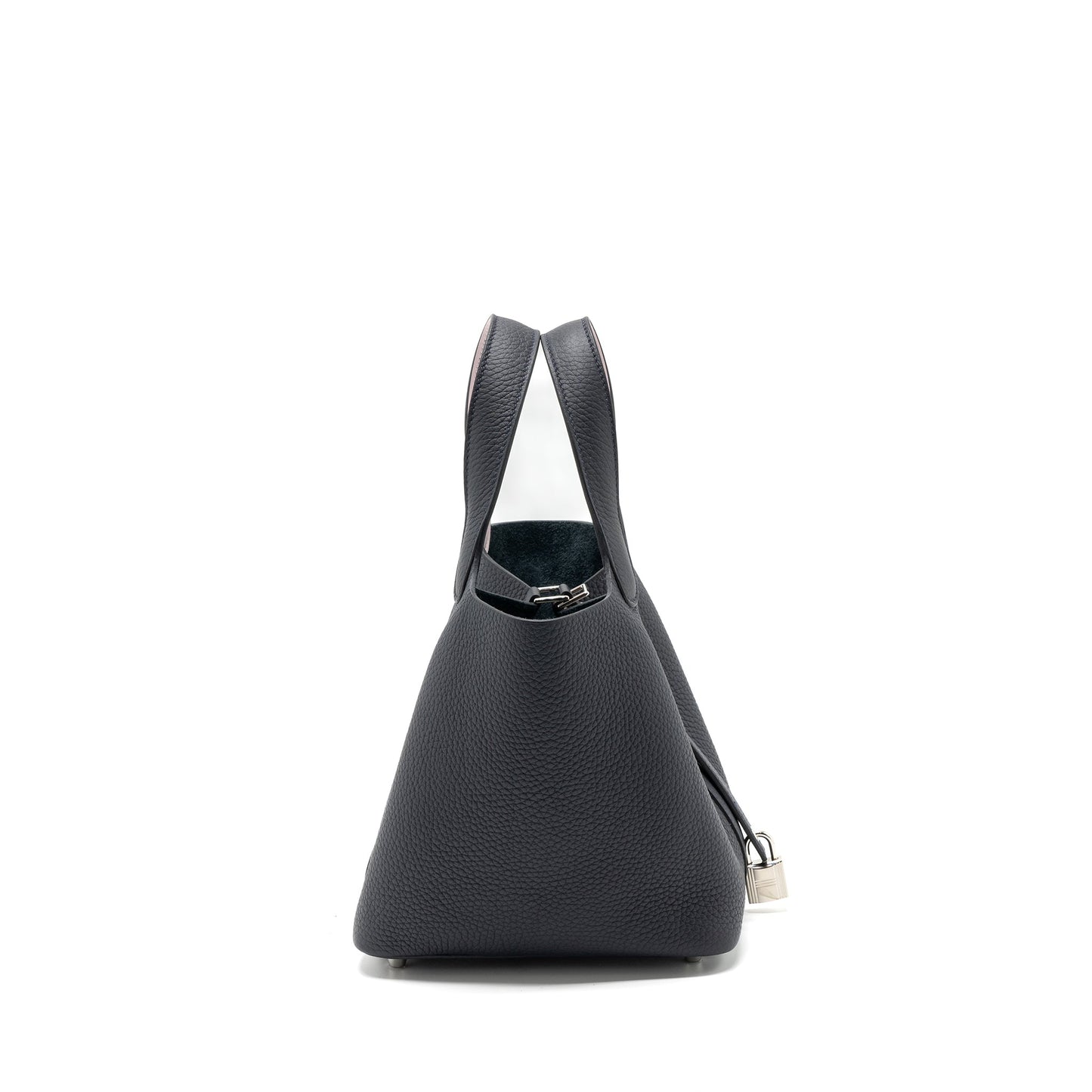 Hermes Picotin 18 Lock Bag Clemence Caban/Mauve Pale SHW Stamp u