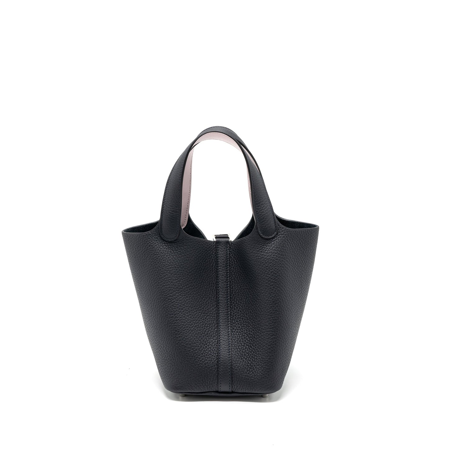 Hermes Picotin 18 Lock Bag Clemence Caban/Mauve Pale SHW Stamp u