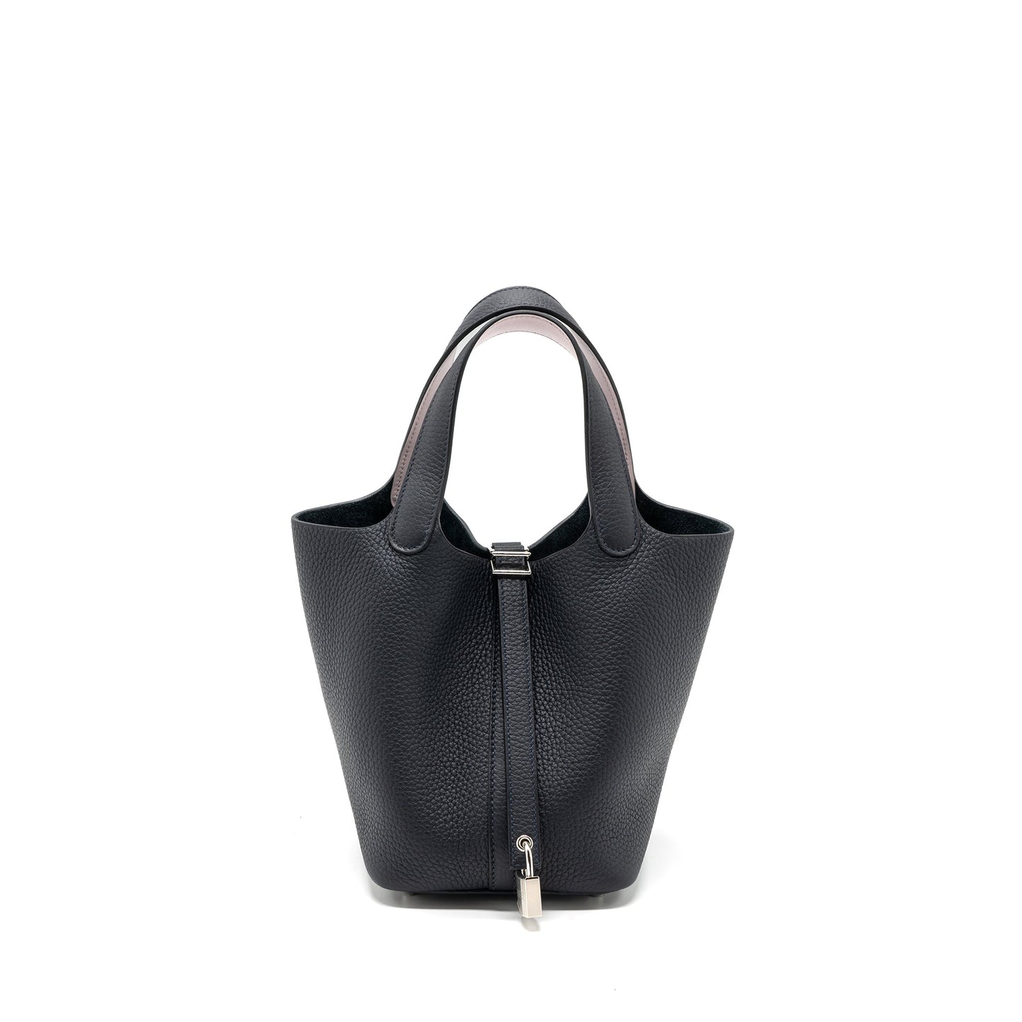 Hermes Picotin 18 Lock Bag Clemence Caban/Mauve Pale SHW Stamp u