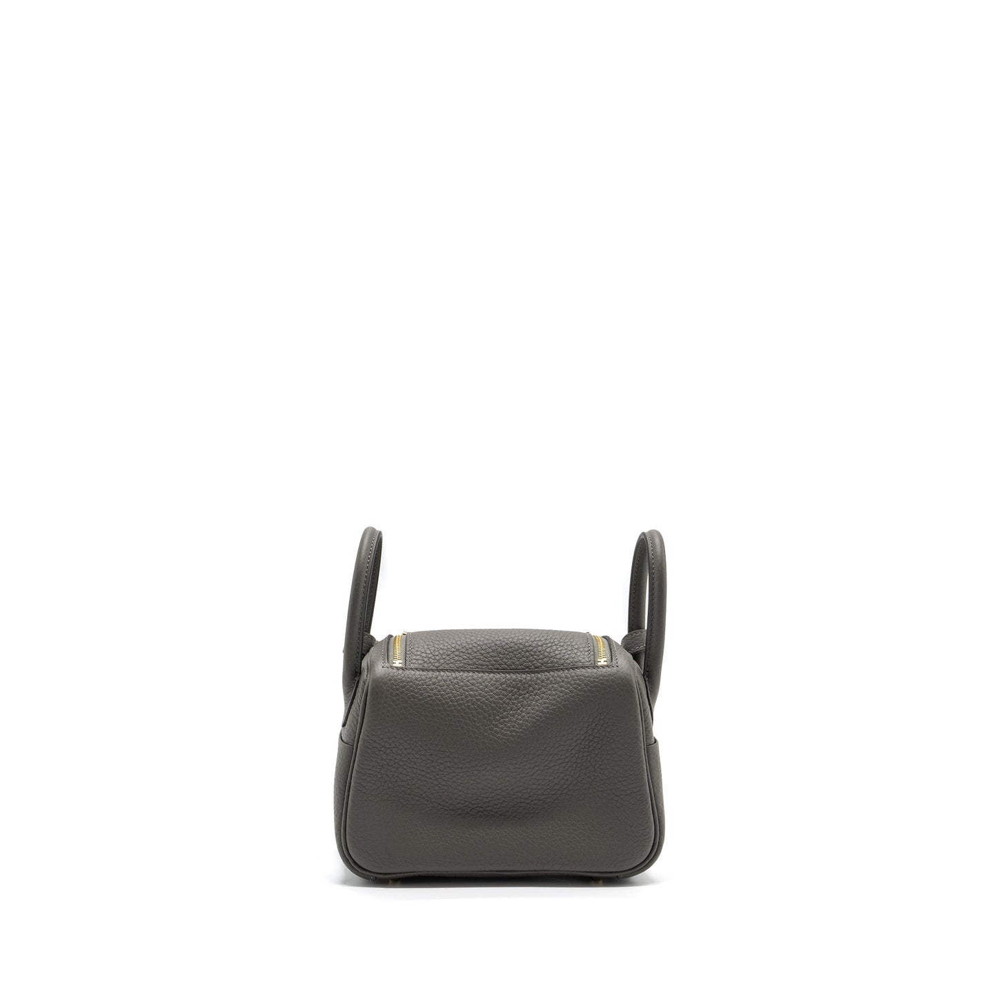 Hermes mini lindy clemence gris Meyer GHW stamp U
