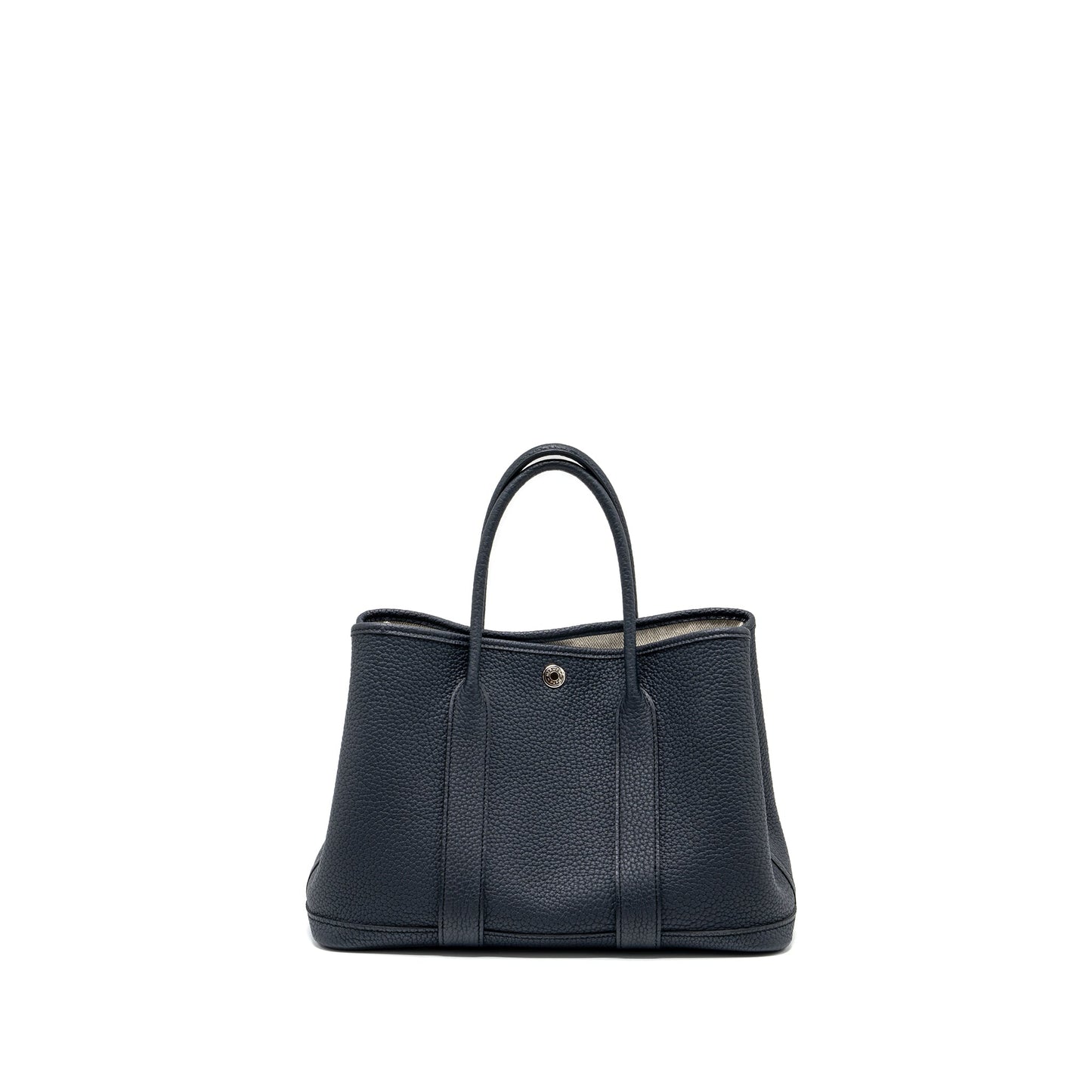 Hermes Garden Party 30 Negonda Bleu Indigo SHW Stamp Z