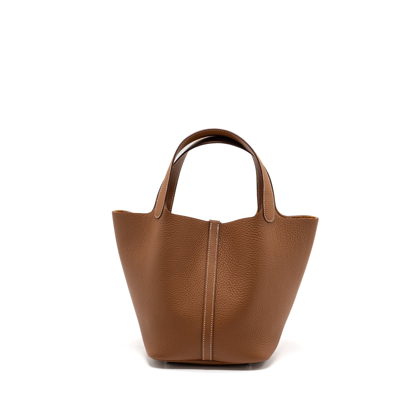 Hermes Picotin 22 Lock Bag Clemence Gold SHW Stamp B
