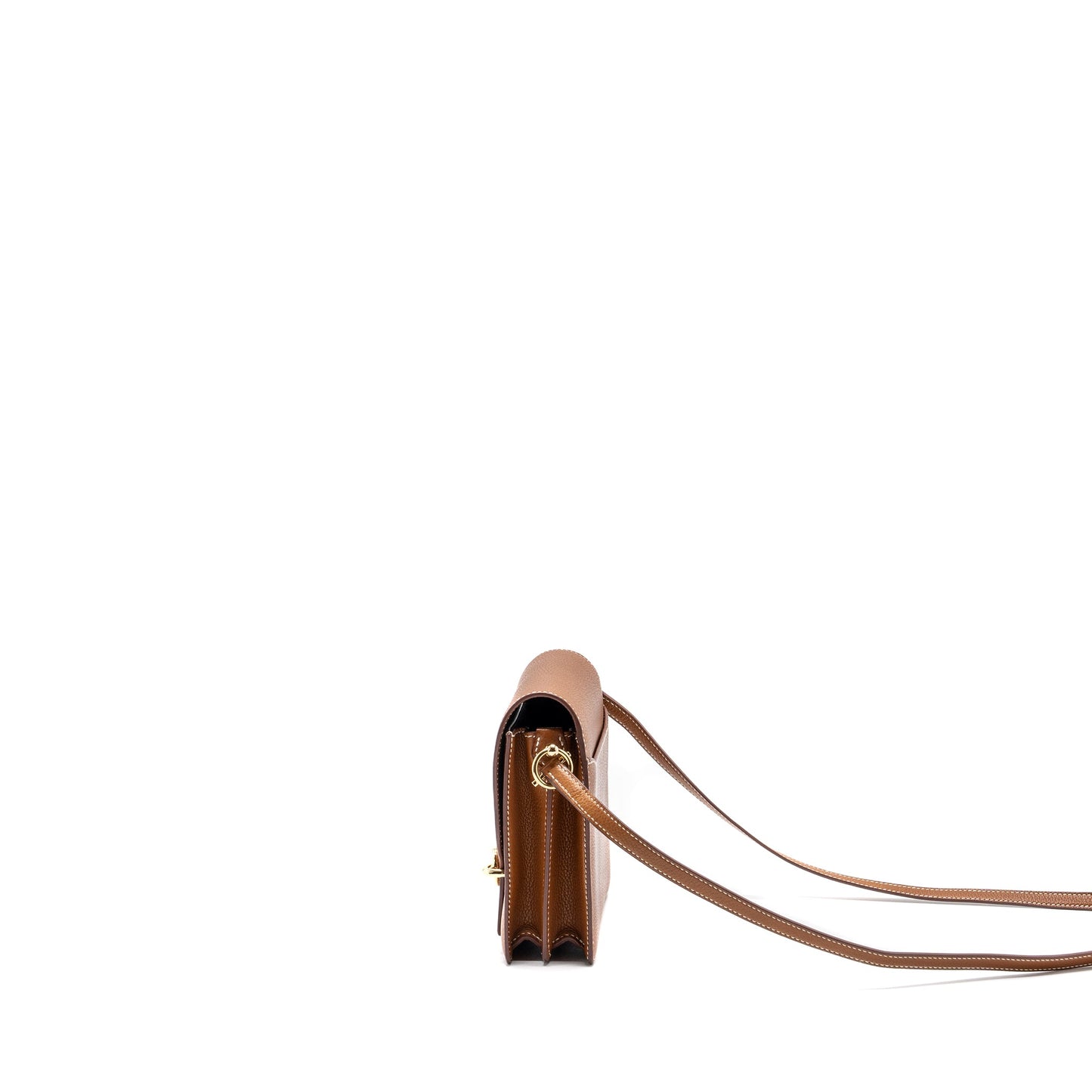 Hermes Mini Roulis Barenia Faubourg 34 Fauve LGHW Stamp D