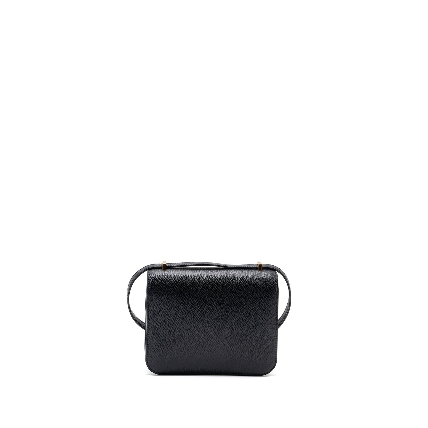 Hermes Mini Constance Epsom Black GHW Stamp U