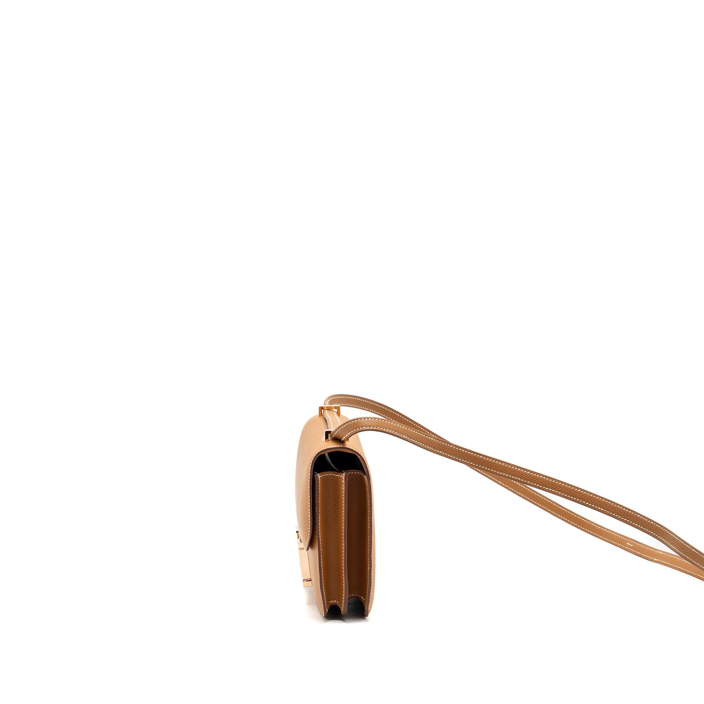 Hermes mini Constance epsom gold RGHW stamp B