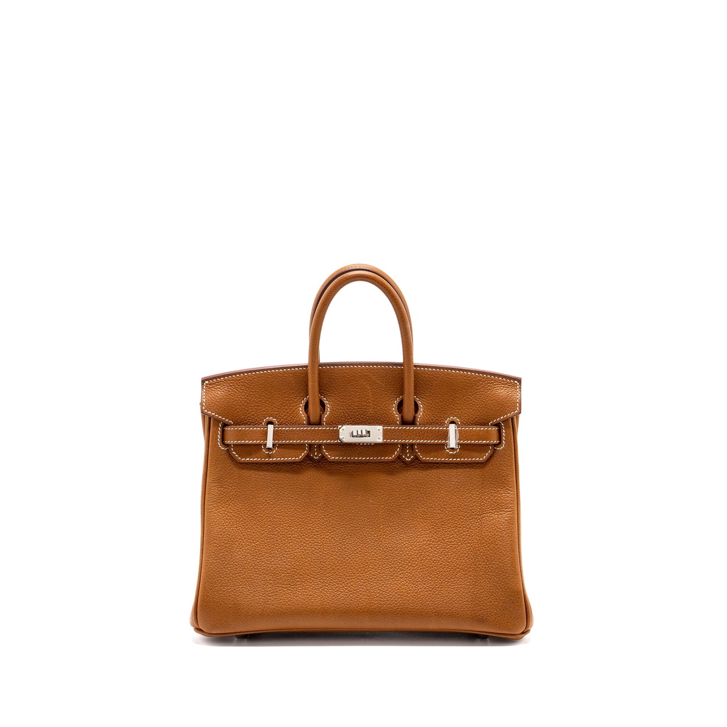 Hermes Birkin 25 Barenia Faubour 34 Fauve SHW Stamp Z