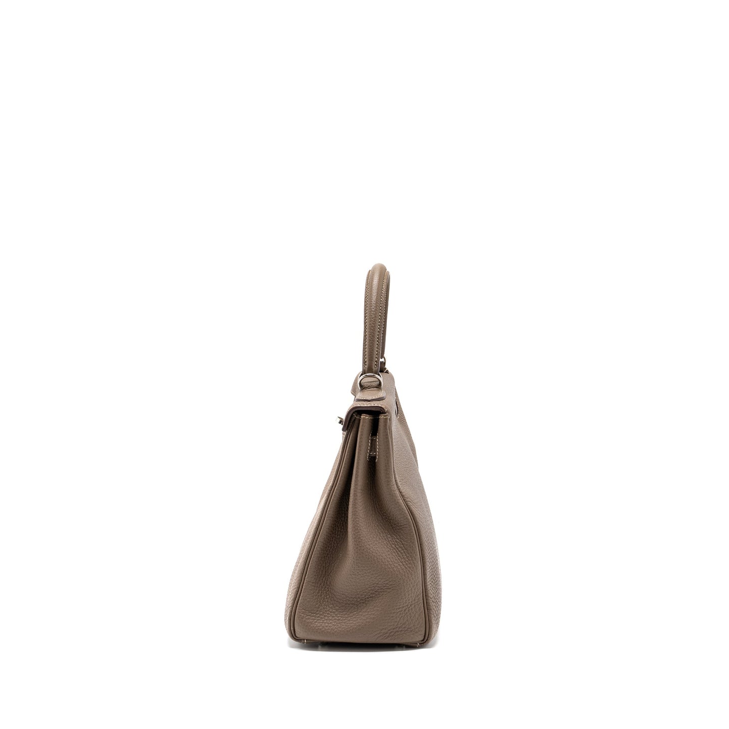 Hermes Kelly 28 Togo Etoupe SHW Stamp T