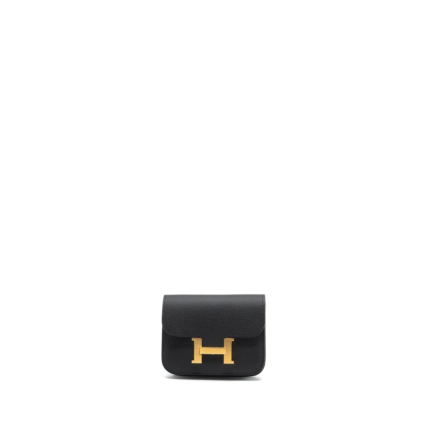 Hermes Constance slim Epsom black GHW Stamp B