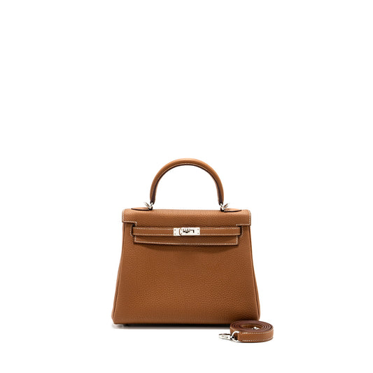 Hermes kelly 25 togo gold SHW stamp U