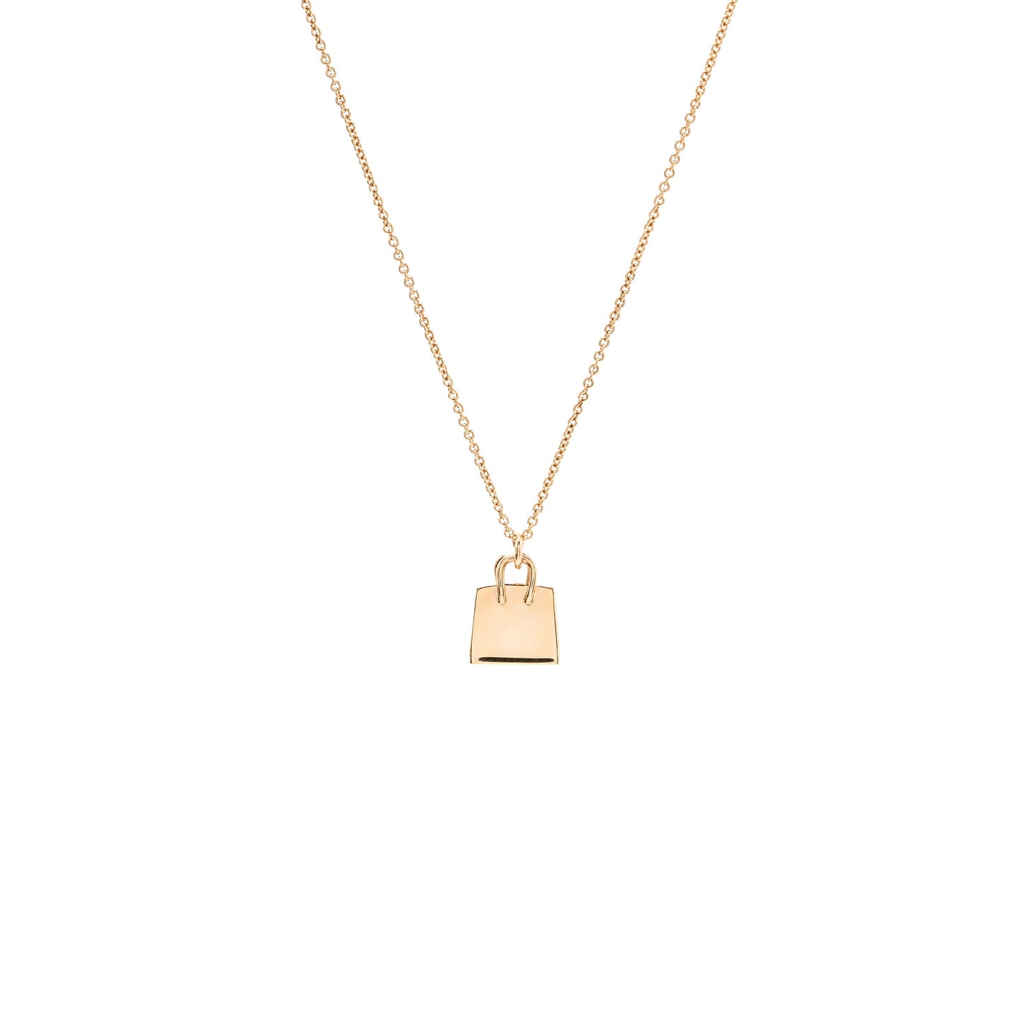 Hermes amulettes birkin pendant rose gold diamonds