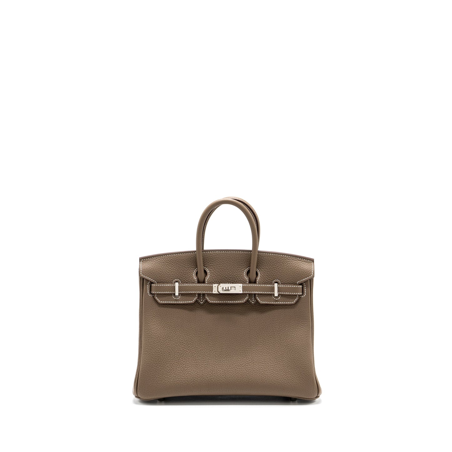 Hermes Birkin 25 Togo Etoupe SHW stamp B