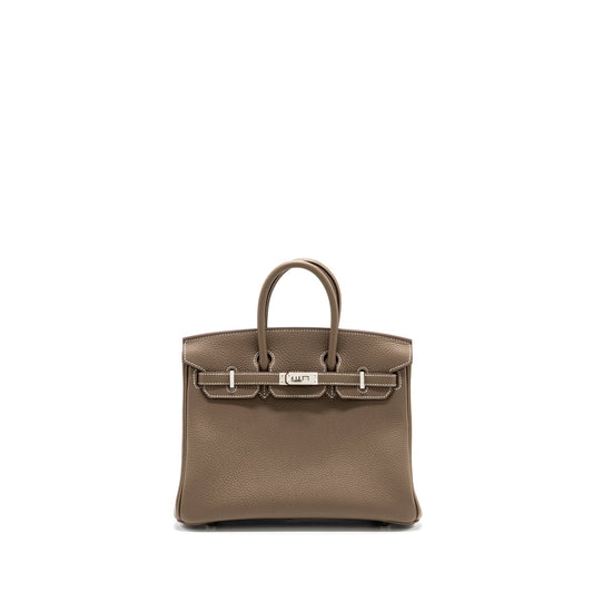 Hermes Birkin 25 Togo Etoupe SHW stamp B