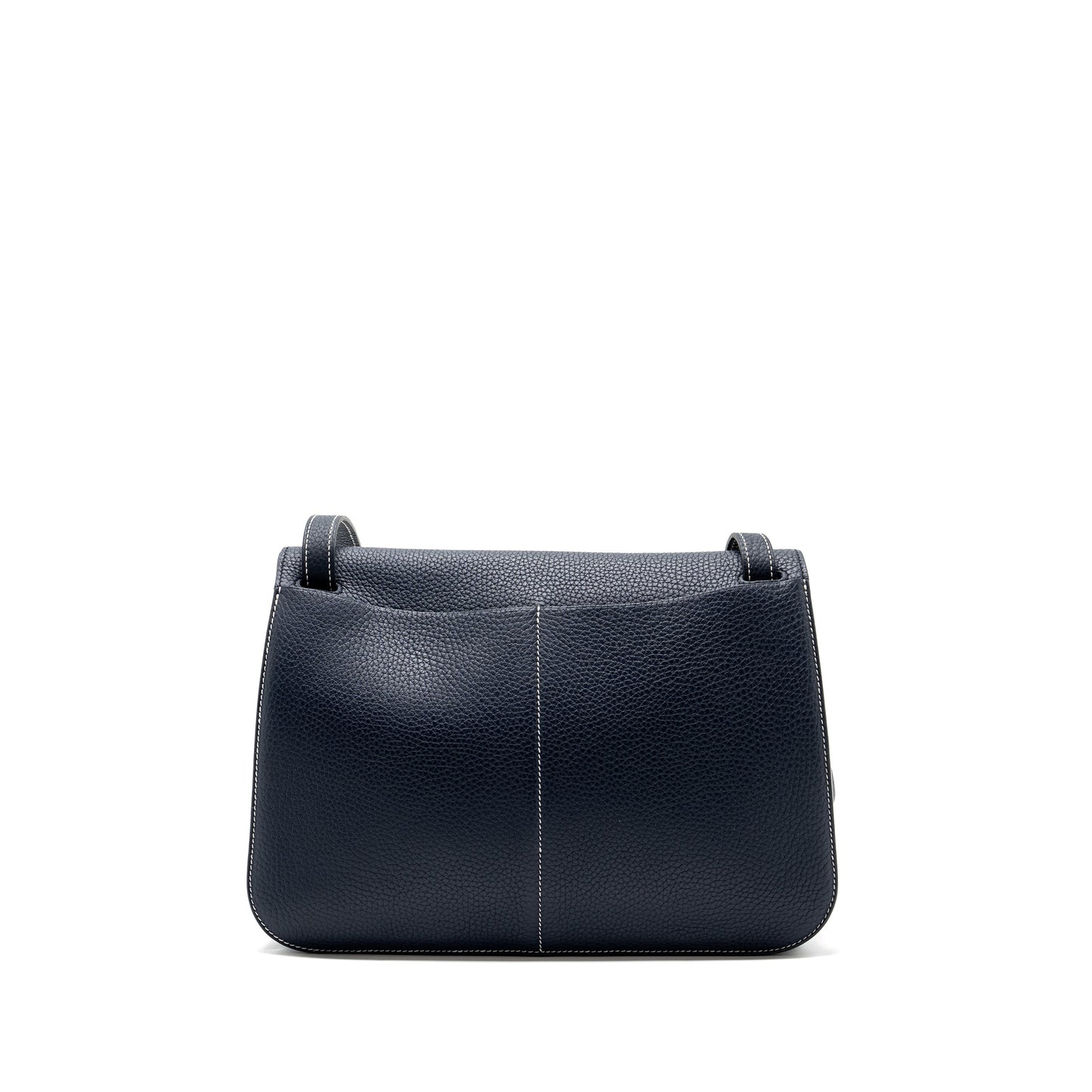 Hermes Halzan 31 Clemence Blue Nuit SHW Stamp A