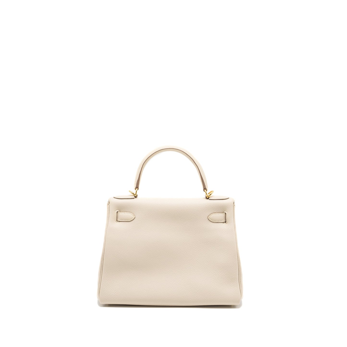 Hermes Kelly 28 Togo Craie GHW Stamp Y