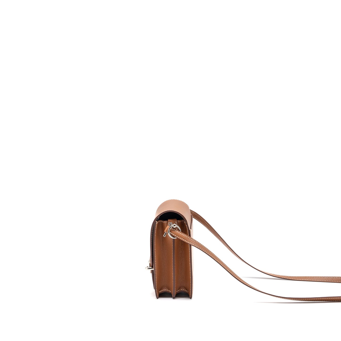 Hermes Mini Roulis Evercolor Gold SHW Stamp Z