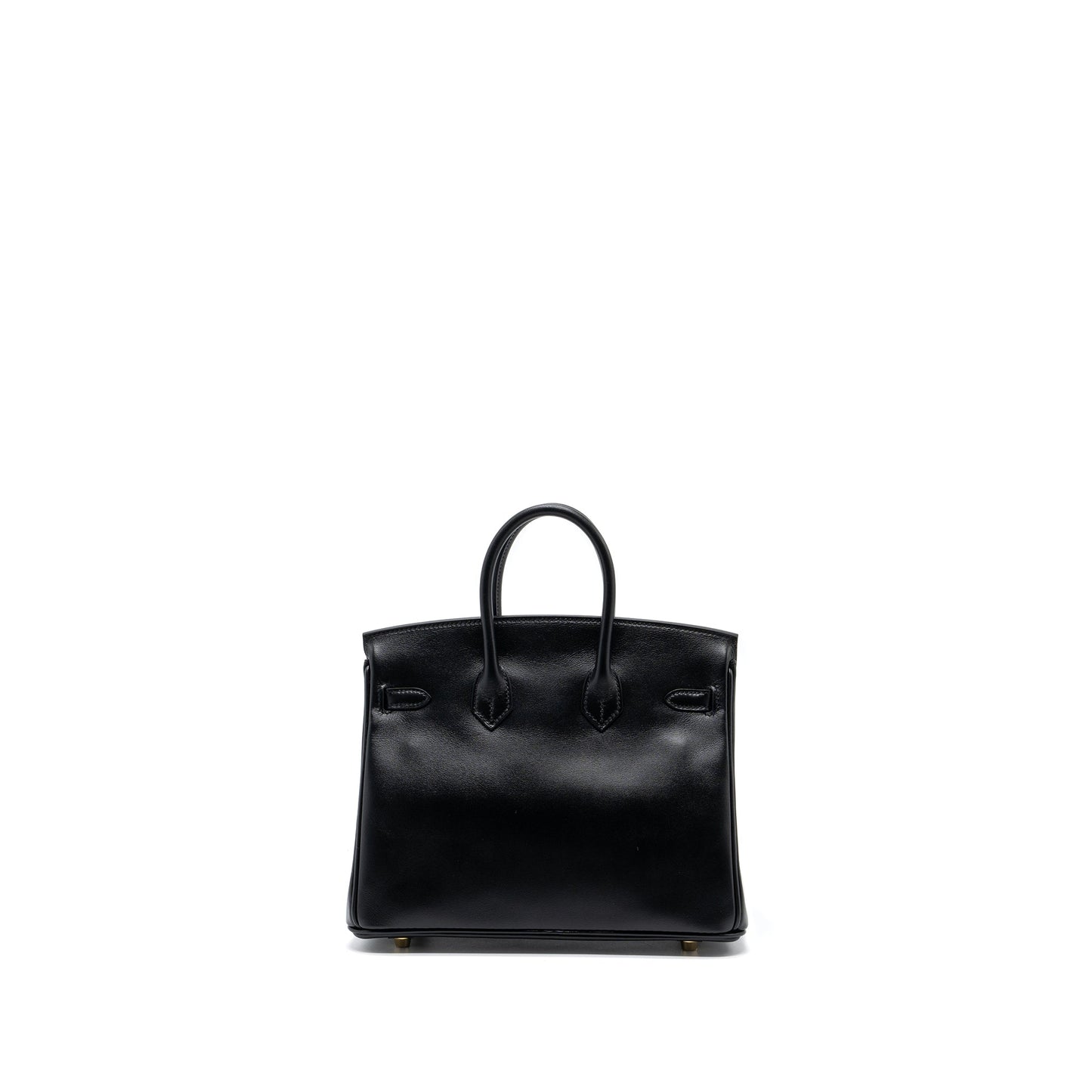 Hermes birkin 25 tadelakt leather black GHW stamp U