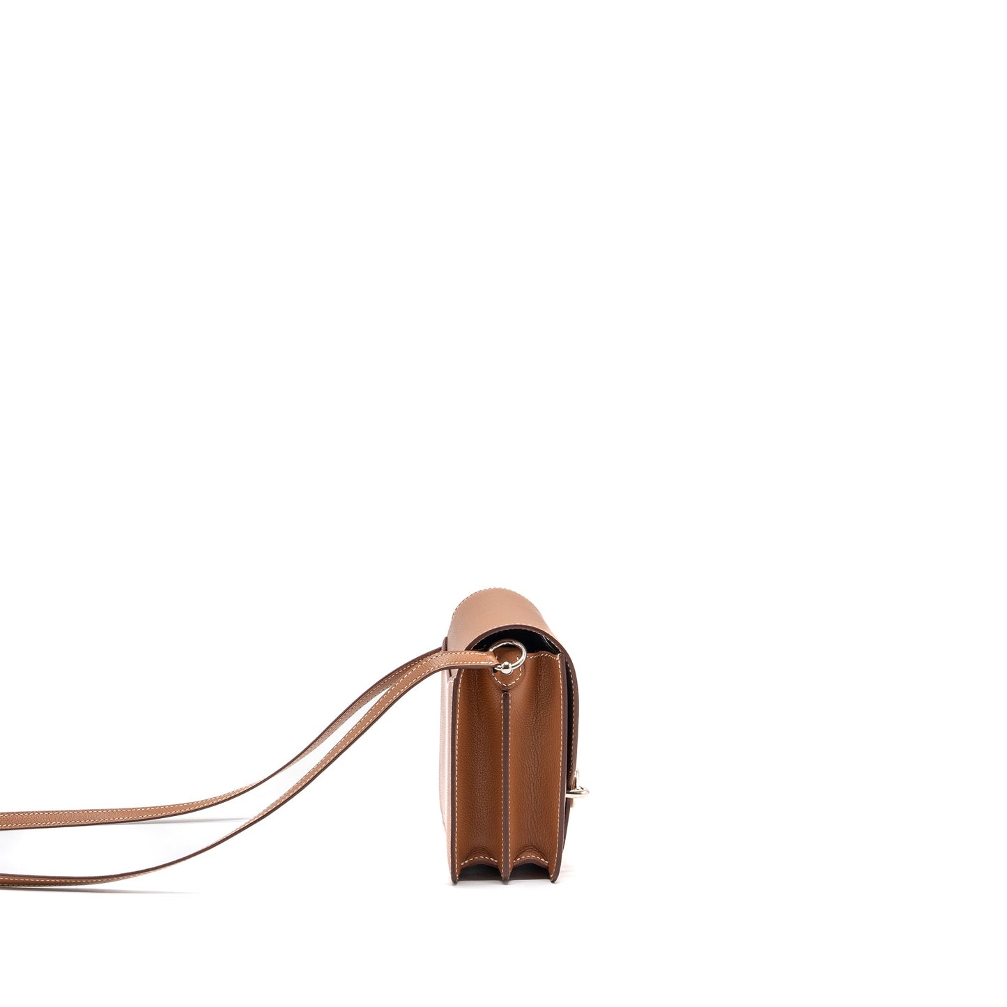 Hermes Mini Roulis Evercolor Gold SHW Stamp Z