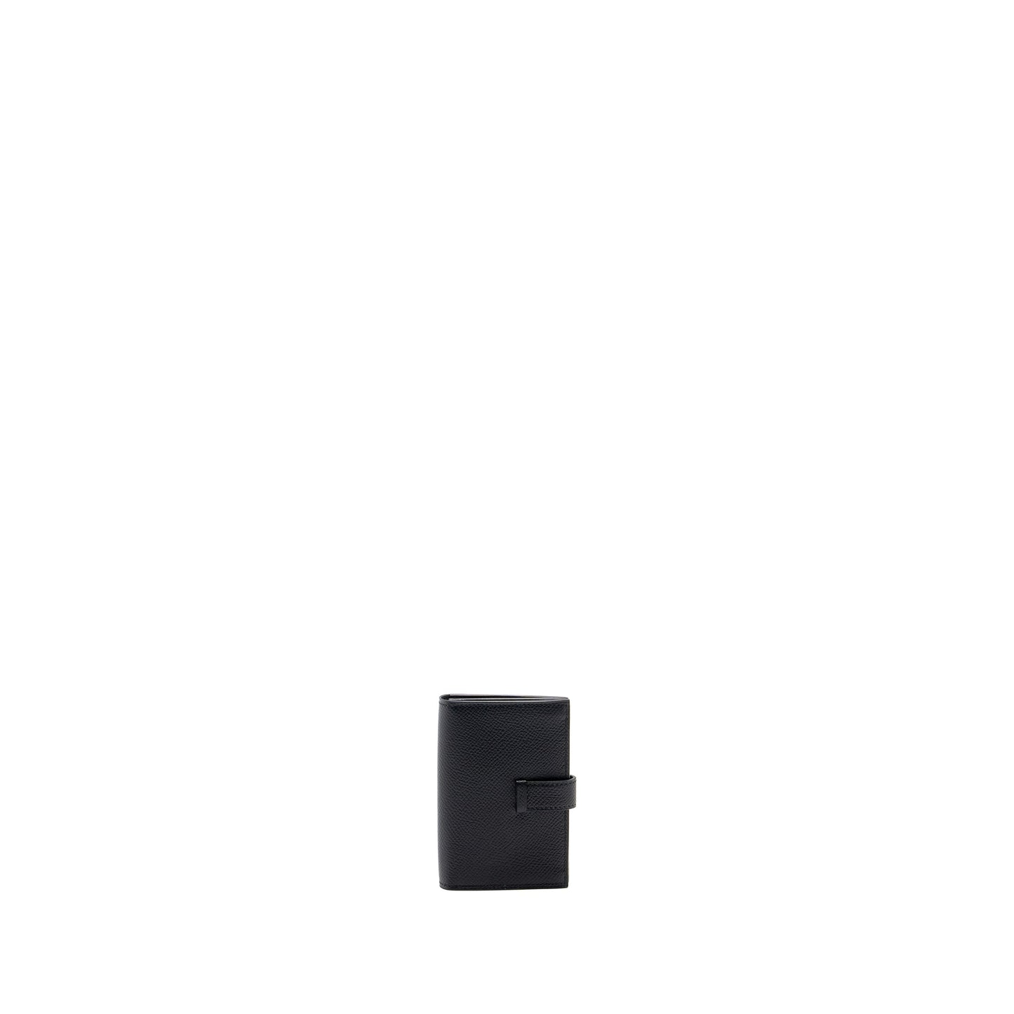 Hermes Bearn Card Holder Epsom Black GHW Stamp Z