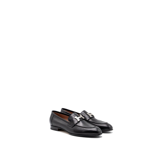 hermes size 37 Paris loafer goatskin black SHW