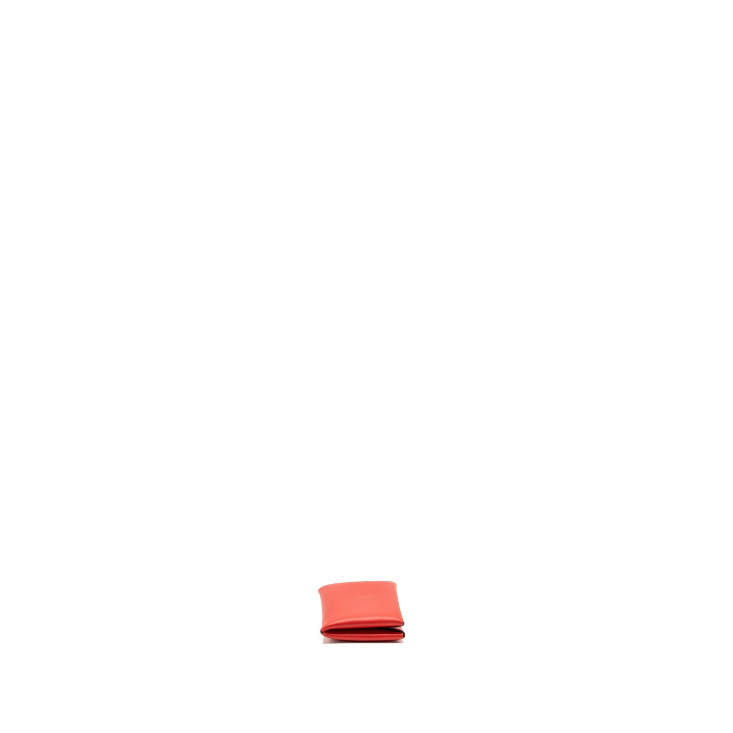 Hermes Calvi Cardholder Swift Red/Blue SHW Stamp B