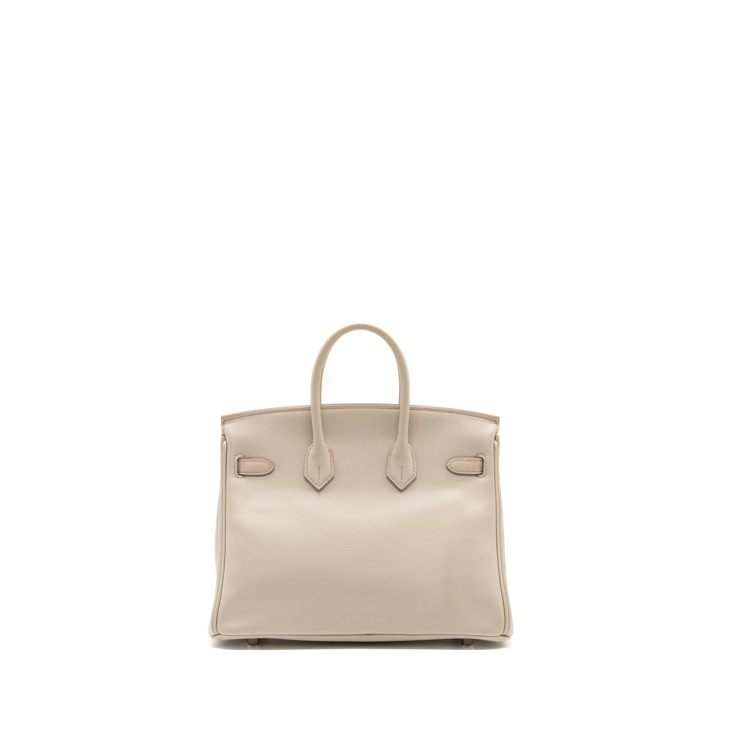 Hermes Birkin 25 Swift Beton SHW Stamp C