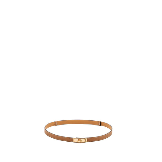 Hermes Classic Kelly belt Epsom gold with RGHW stamp B