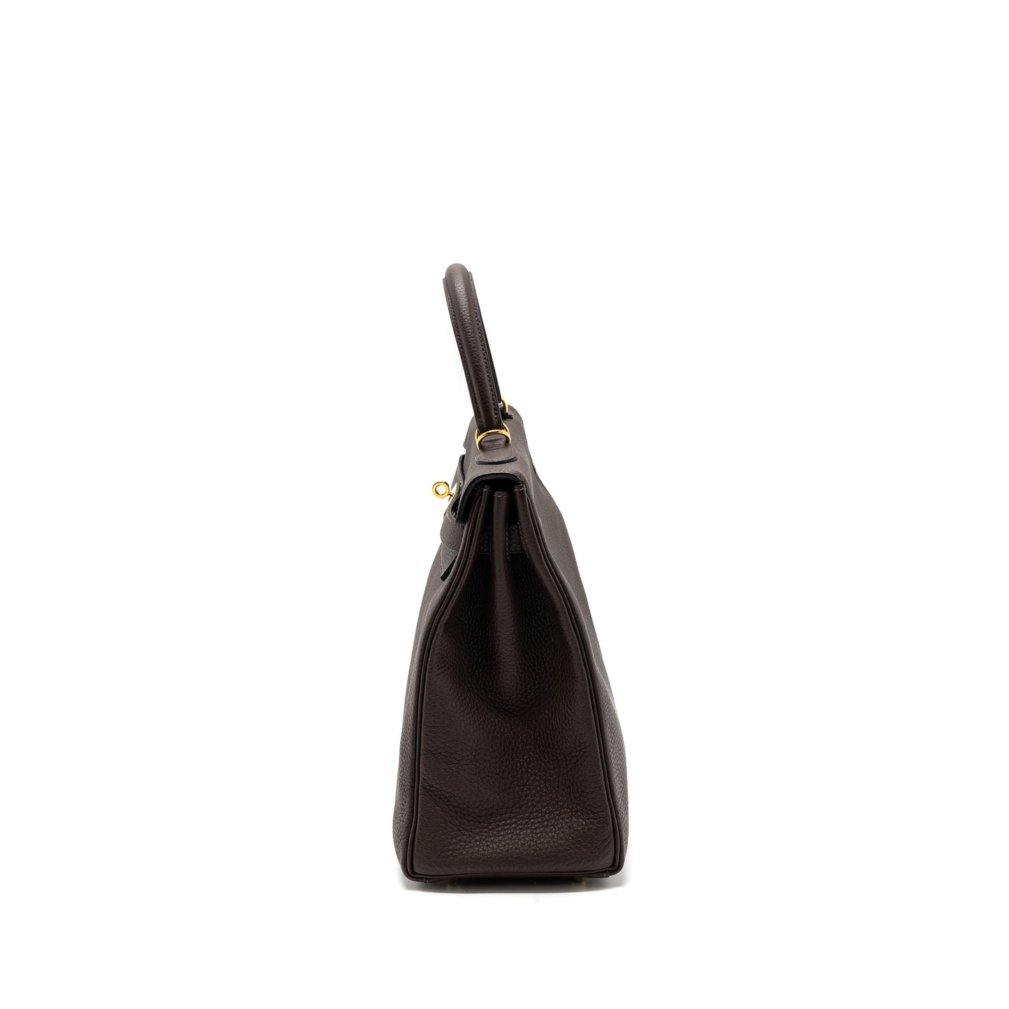 Hermes kelly 35 togo chocolate GHW stamp D