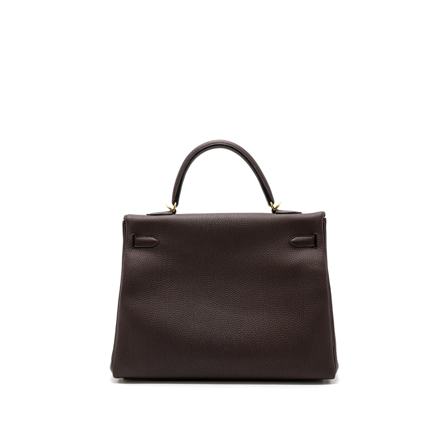 Hermes kelly 35 togo chocolate GHW stamp D