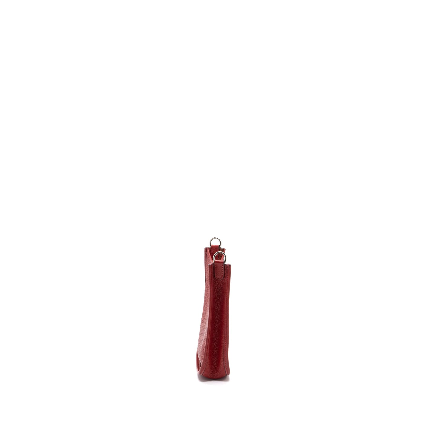 Hermes Mini Evelyne Clemence Red SHW Square O