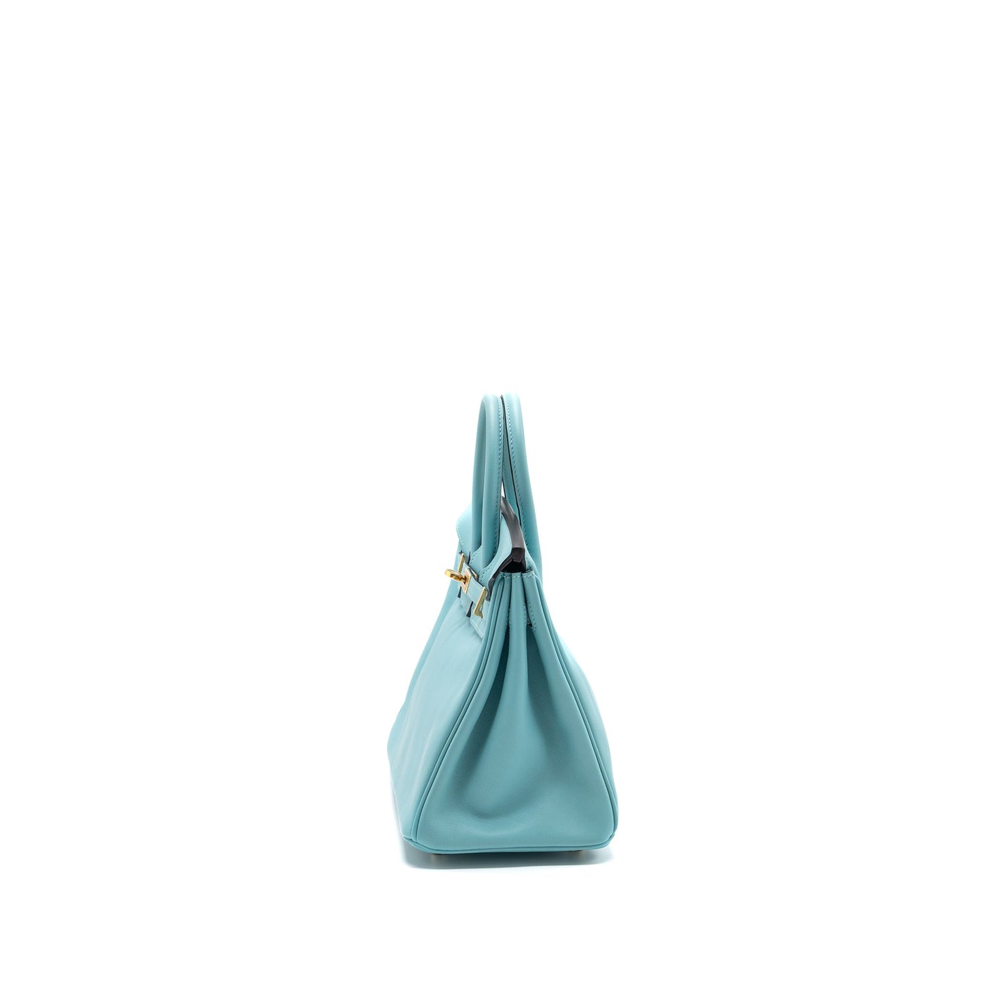 Hermes birkin 25 swift 3p blue atoll GHW stamp T