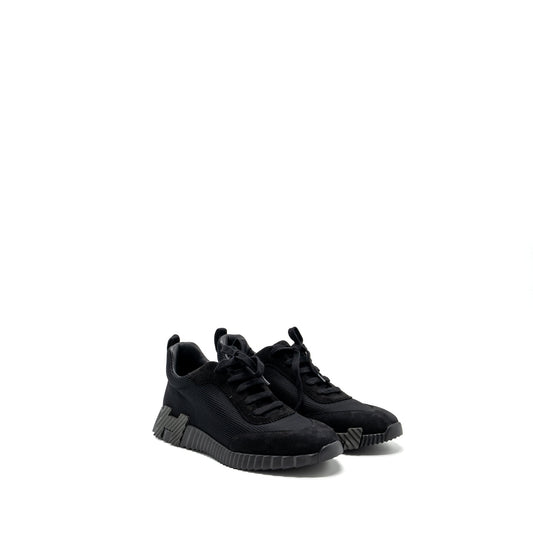 Hermes Size 44 Homme Bouncing Sneaker Mesh/Velours Black