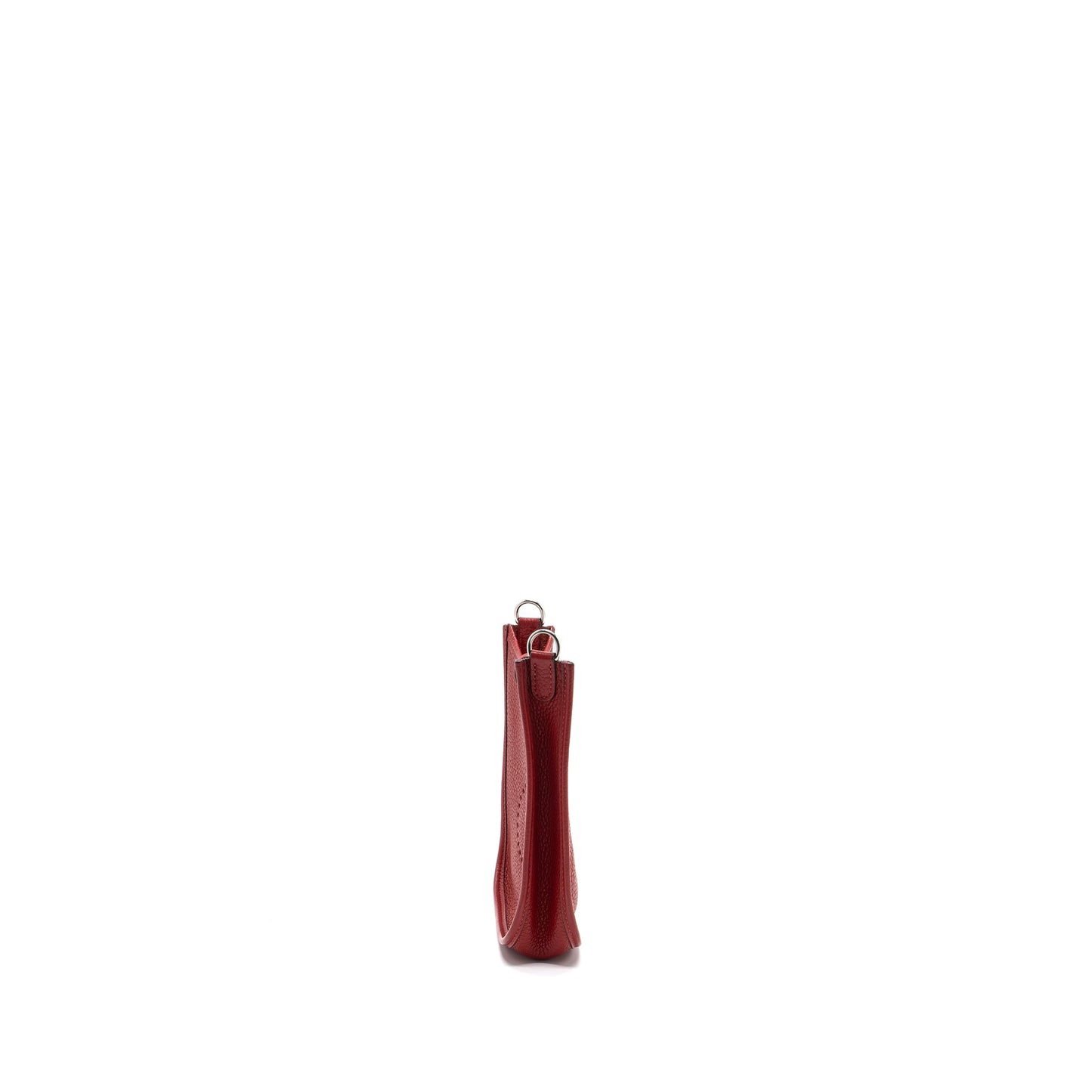 Hermes Mini Evelyne Clemence Red SHW Square O