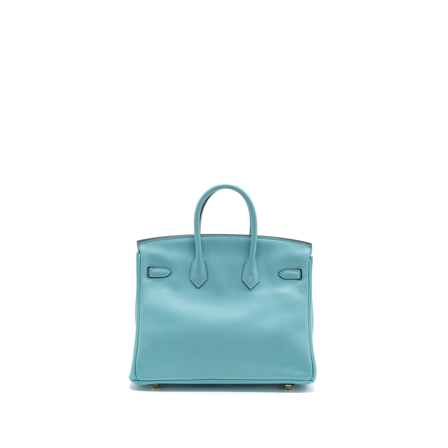 Hermes birkin 25 swift 3p blue atoll GHW stamp T