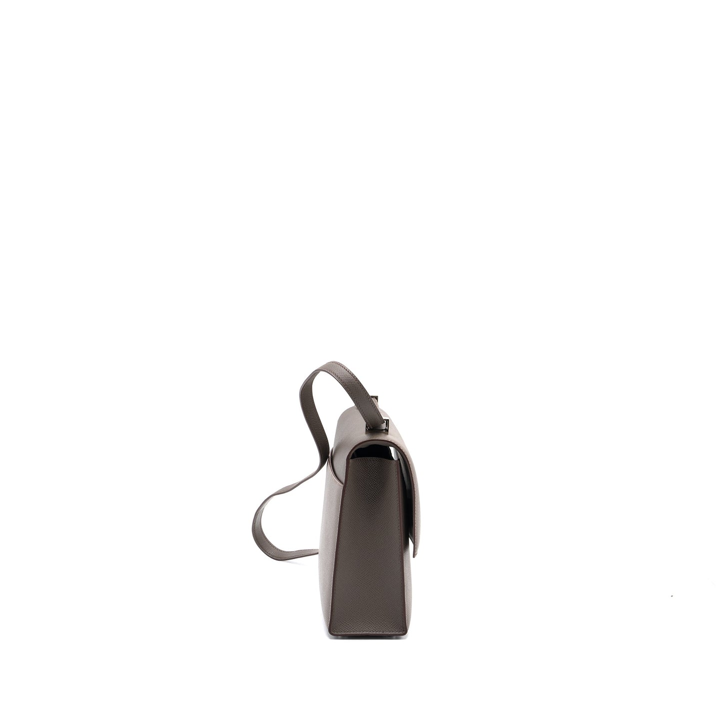 Hermes verrou 21 epsom gris etain SHW stamp X